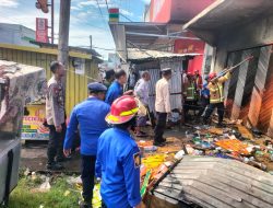 Kebakaran Hanguskan Lapak, Kerugian Rp10 Juta