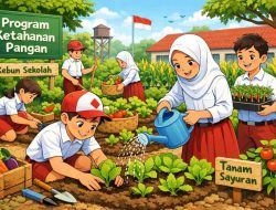 Dorong Ketahanan Pangan, Lewat Program Masuk Sekolah