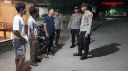 Polsek Sausu Gencarkan Patroli Malam di Titik Rawan