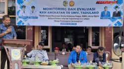 Pemda Monitoring dan Evaluasi KKN di Kecamatan Kasimbar