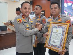 Penghargaan Kapolri Kerja Keras Personel Polres Parigi Moutong