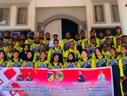 Kontingen Parigi Moutong Siap Berlaga di Popda ke-24 Buol