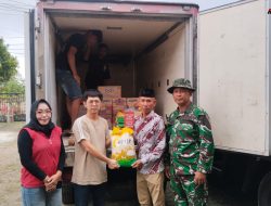 PT SPS Bersama Kadin Serahkan Bantuan Bencana