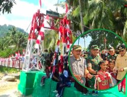 Warga Desa Nambaru Sudah Manfaatkan Jembatan Garuda