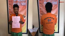 Polsek Torue Tahan Terduga Pencuri Ternak
