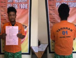 Polsek Torue Tahan Terduga Pencuri Ternak