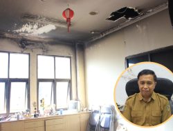 Korsleting Listrik Picu Kebakaran di Ruang Kepala BPKAD Parigi Moutong