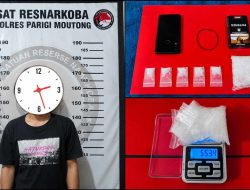 Satuan Narkoba Tangkap Pria Bawa 55,34 Gram Sabu-Sabu