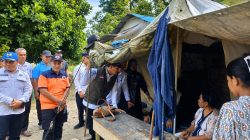 Delapan Kepala Keluarga Masih Bertahan di Huntara Sibalago